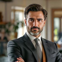 Marcin Kamiński portret w eleganckim gabinecie